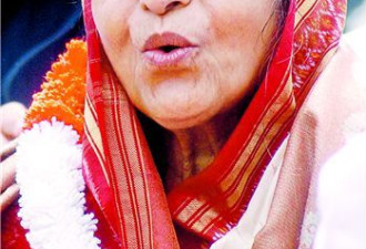 普拉蒂巴帕蒂尔赢大选成印度首位女总统