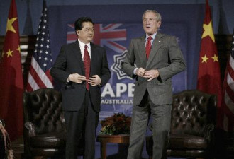 亚太峰会：胡锦涛的上升，布什的沉落