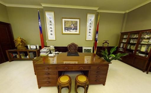 难得一见：陈水扁的总统办公室 