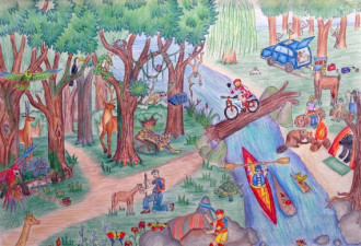 CPAC“人与自然”儿童绘画公开赛圆满成功