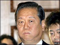 日本最大反对党民主党党魁小泽一郎