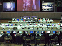 西昌卫星发射中心控制室