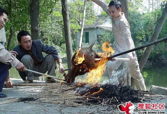 惨无人道：竟然把小狗活活在火上烤死