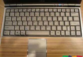 绿色的笔记本 以竹子为材料做的电脑