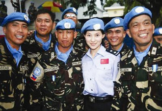 中国２６岁美女大学生成海地维和特警
