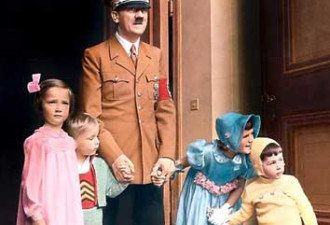 罕见彩色照片揭示希特勒鲜为人知一面