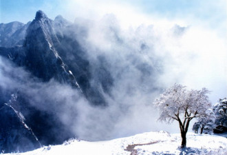 咋就这么美！看看雪中中国各地之名山
