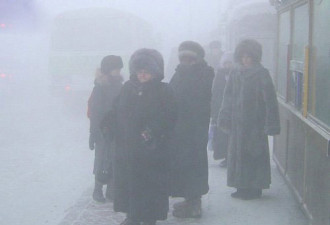 极度寒冷!零下50度的俄罗斯街头实景