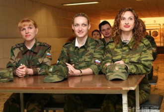 美女中的美女，看看俄罗斯的军中选美