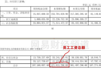 中国国投电力人均年工资达1100万？