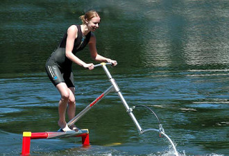 美国研制出水上行走工具：水上跳跃者