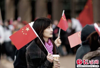 回顾：反“藏独”游行中美丽中国女孩