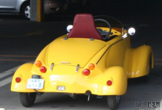 实拍:瞧瞧日本街头的单座mini超微跑车