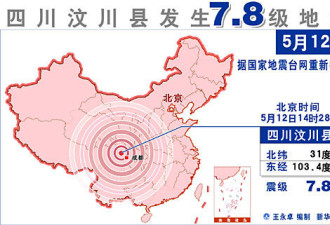 四川地震：1.2万人死亡 6万人无消息