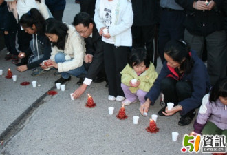 点点烛光：海外华人为父老乡亲祈祷