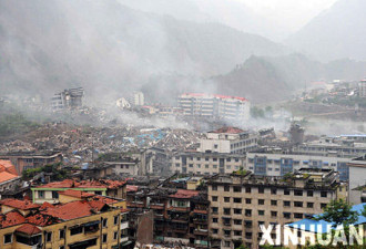 记者徒步进入北川县：抓拍到震撼场景