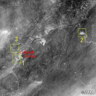 日本发布北川震后破坏情况卫星照片(图)