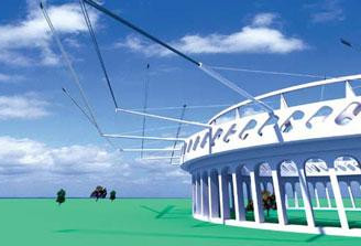 发电机：万米高空上放飞8吨超级风筝