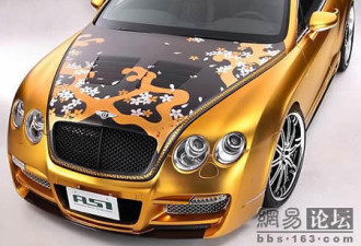 黄金美钻打造 看全球最奢侈汽车排行榜