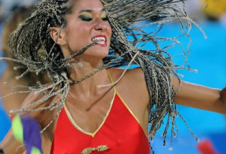写实：性感燎人的奥运会沙滩美女热舞