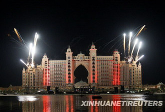 迪拜超豪华酒店开张 开幕式耗资二千万