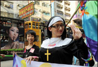 香港千人参加同性恋大游行：改写历史