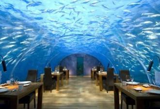 世界首家海底餐馆：边用餐边欣赏景色