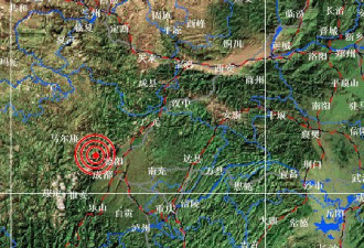 汶川今晨5.1级地震 成都市区震感强烈