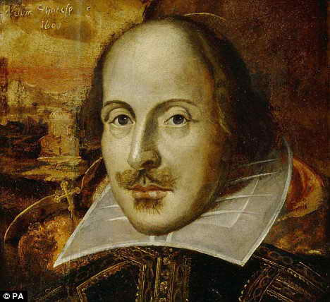 英国发现莎士比亚唯一存世肖像画(图)