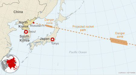 朝鲜宣布成功发射试验通信卫星并送入轨道