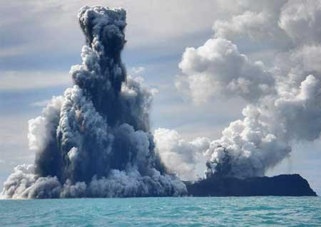 南太平洋海底火山大爆发景象壮观(组图)