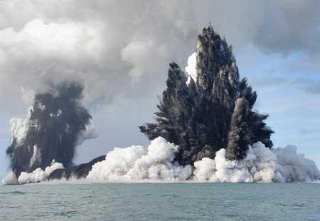 南太平洋海底火山大爆发景象壮观(组图)