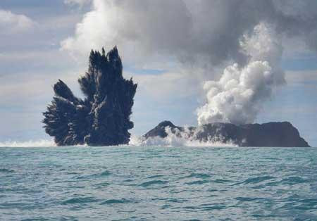 南太平洋海底火山大爆发景象壮观(组图)