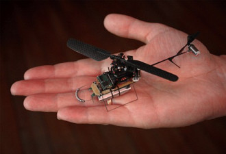 挪威一公司研制香烟盒大小微型直升机