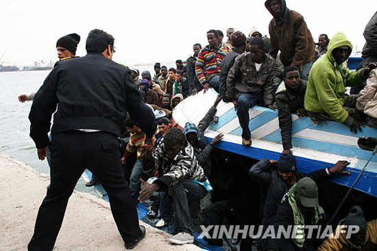 国际移民组织称三艘偷渡船沉没逾300人死亡(图)