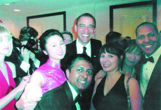 中国美女留学生 获得奥巴马亲自接见
