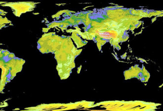 NASA首次发布世界最完整地球地形图