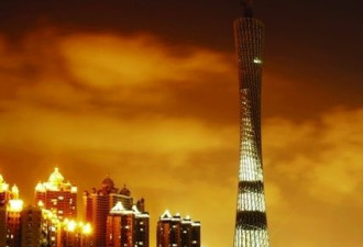 广州610米高的新电视塔成当地新地标