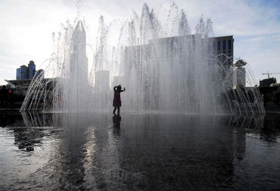 上海出现40℃高温天气发布红色预警(组图)