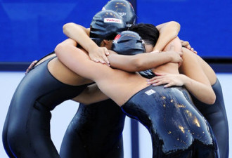 女子4x200自由泳接力 中国队夺得冠军