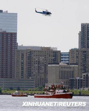 纽约2架飞机相撞坠河可能致9人遇难(图)