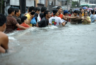 热带风暴凯萨娜吹袭致菲律宾60人死亡