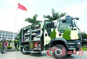 史上最牛反恐救援车广州问世服务亚运