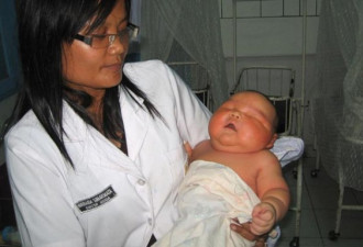 创纪录！印尼产妇生下8.7公斤重巨婴