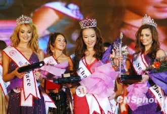 中国美女折桂世界超模赛:全球美皇后