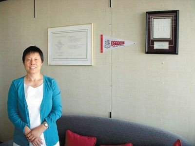 約克大學教授李金艷在社會、人文科學方面成就卓越，獲得安省加華專業聯會教育基金委員會的傑出華裔專業人士獎。 （本報資料照片）