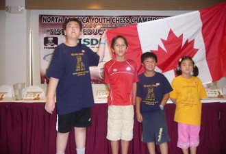 多伦多华裔少年棋手国际大赛取得佳绩