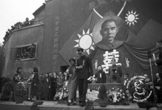 老照片:抗日战争时期重庆的集体婚礼