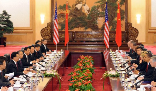 中美元首共同会见记者胡锦涛致辞(全文)