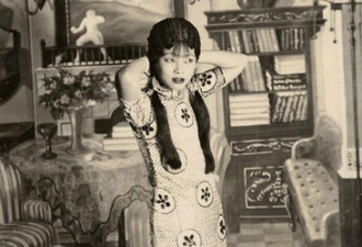 老照片:民国初年赴美演出的女演员靓照